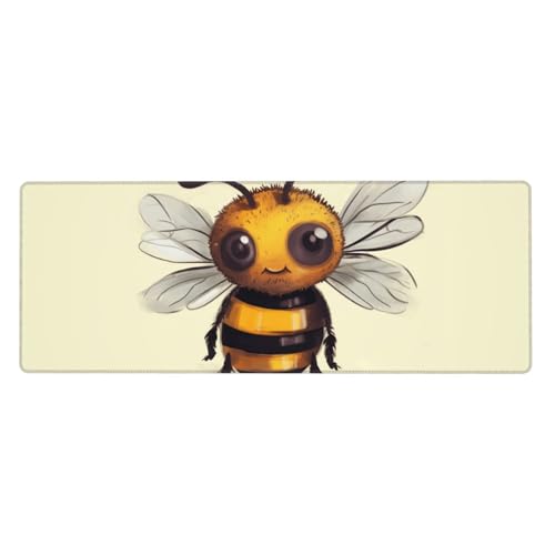 Großes Gaming-Mauspad XL 80 x 30 cm – niedliche Bienen-Schreibtischunterlage für Tastatur und Maus, waschbares Tastatur-Pad mit rutschfester Unterseite, wasserdichtes Mauspad für Gamer, Büro, Zuhause Großes Gaming-Mauspad XL 80 x 30 cm – niedliche Bienen-Schreibtischunterlage für Tastatur und Maus, waschbares Tastatur-Pad mit rutschfester Unterseite, wasserdichtes Mauspad für Gamer, Büro, Zuhause von LKWSCGHM