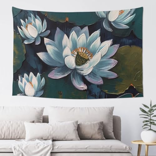 LKWSCGHM Handbemalter Blumen-Wandteppich für Schlafzimmer, ästhetische Wandkunst, Wandbehang für Studentenwohnheim, Dekoration, Hintergrund, Party-Banner, lustiges Poster, Wanddekoration, 152,4 x LKWSCGHM Handbemalter Blumen-Wandteppich für Schlafzimmer, ästhetische Wandkunst, Wandbehang für Studentenwohnheim, Dekoration, Hintergrund, Party-Banner, lustiges Poster, Wanddekoration, 152,4 x von LKWSCGHM