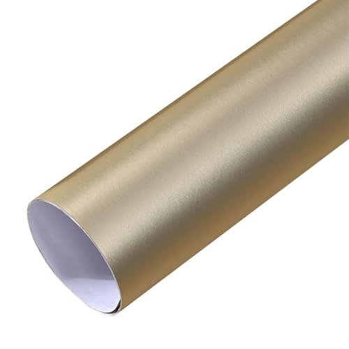 LKXHarleya Selbstklebende, wasserdichte Edelstahl-Dekorfolie, 40 cm x 1 m, Metall-Möbelaufkleber für Aufzugstüren, Kühlschrank, Zuhause, Glitzer-Gold-Leder LKXHarleya Selbstklebende, wasserdichte Edelstahl-Dekorfolie, 40 cm x 1 m, Metall-Möbelaufkleber für Aufzugstüren, Kühlschrank, Zuhause, Glitzer-Gold-Leder von LKXHarleya