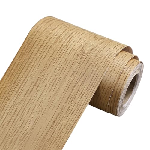 LKXHarleya Selbstklebende, wasserdichte Möbelaufkleber, 40 cm x 5 m, Holzmaserung, für Tisch, Stuhl, Fußleiste, Tür, Fenster, Boden, Basteln, DIY, 19 von LKXHarleya