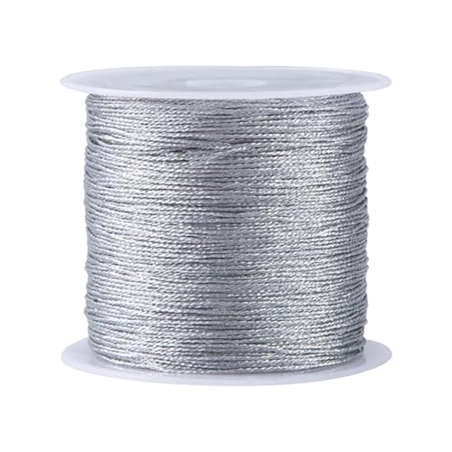 LKXHarleya runder Perlenfaden, 0,2 mm x 100 m, geflochtene Nylonschnur für Armbänder, Halsketten, DIY-Bastelarbeiten, Schmuckherstellung, Nähprojekte, Zubehör, Silber LKXHarleya runder Perlenfaden, 0,2 mm x 100 m, geflochtene Nylonschnur für Armbänder, Halsketten, DIY-Bastelarbeiten, Schmuckherstellung, Nähprojekte, Zubehör, Silber von LKXHarleya