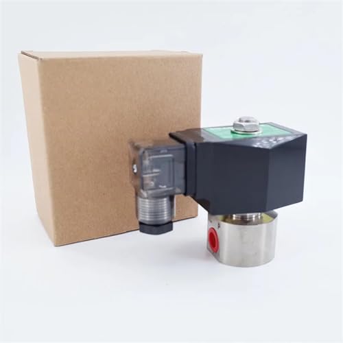 150bar 2 Weg Wasser hochdruck Magnetventil 1/4 "220V 24V 12V DC Öffnung 2mm NC GSPG-02 Edelstahl 304 Ventil(AC24V) von LKYAQJKGQ