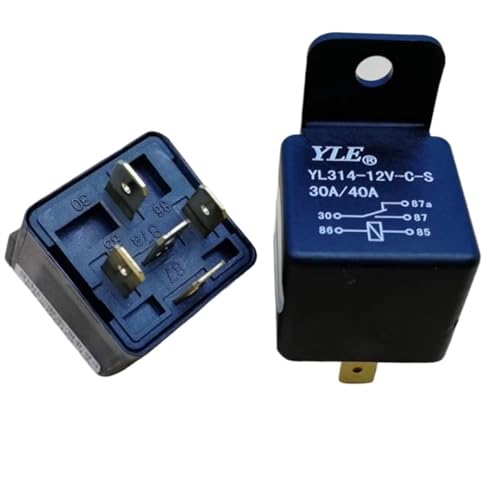 LKYAQJKGQ 2 stücke YL314-12V-CS 24V-CS 30A/40A DC12/24V 5-Pin Allgemeine Zweck Spule Power Relais(YL314-12V-C-S) von LKYAQJKGQ