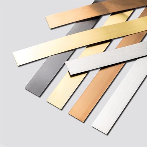 LKYJD 25mm*8m Zierleisten Selbstklebend, Edelstahl Wandleisten Selbstklebend zum Abziehen und Aufkleben, Deckenleisten Silber für Wand Möbel Heimdekoration und Gap Füller LKYJD 25mm*8m Zierleisten Selbstklebend, Edelstahl Wandleisten Selbstklebend zum Abziehen und Aufkleben, Deckenleisten Silber für Wand Möbel Heimdekoration und Gap Füller von LKYJD