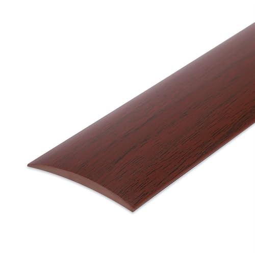 LKYJD 5cm Übergangsprofil Selbstklebend Vinyl Übergangsschiene, Flach Wasserdicht Weichsockel Leiste Fensterleiste Tür Leisten Boden(B,20FT) von LKYJD