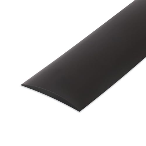 LKYJD 5cm Übergangsprofil Selbstklebend Vinyl Übergangsschiene, Flach Wasserdicht Weichsockel Leiste Fensterleiste Tür Leisten Boden(E,20FT) von LKYJD