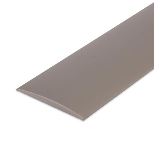 LKYJD 5cm Übergangsprofil Selbstklebend Vinyl Übergangsschiene, Flach Wasserdicht Weichsockel Leiste Fensterleiste Tür Leisten Boden(G,30FT) von LKYJD