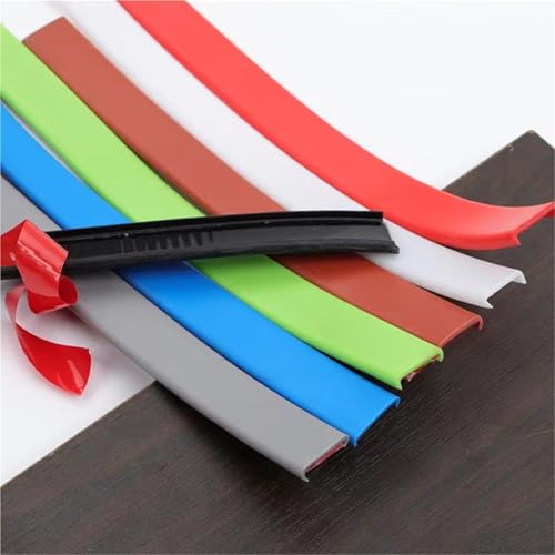 LKYJD TPE Kantenband selbstklebend 12m - Flexibles Möbelkantenband für Küchenarbeitsplatte, Tisch, Schrank - Wasserdicht, einfach zu verlegen - Nachrüstung & DIY(Red,U25mm) von LKYJD