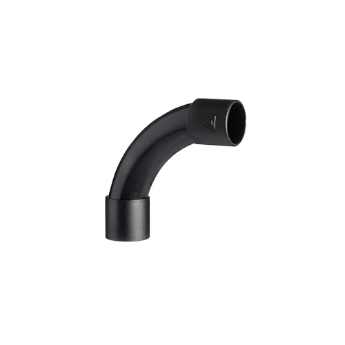 10x Rohrbogen 90° für Elektrorohr Stangenrohr Leerrohr PVC Installation Rohr gemufft Kabelkanal Ø28 mm Schwarz von LL ELEKTROPLAST STRÓŻA