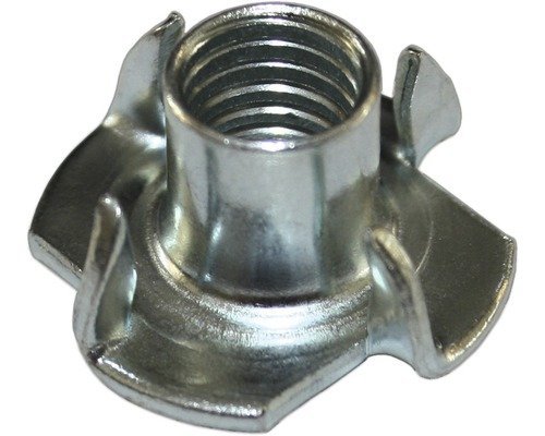 Einschlagmuttern mit 4 Einschlagspitzen verzinkt (M6 x 18 x 19, 50 St.) von LL-VV