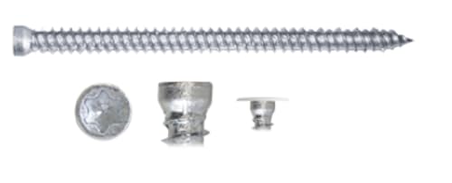 Rahmenschrauben für Türe und Fenster Senkkopf Zylinderkopf Flachkopf Abdeckkappen separat bestellbar (Zylinderkopf, L=112mm, 20St.) von LL-VV