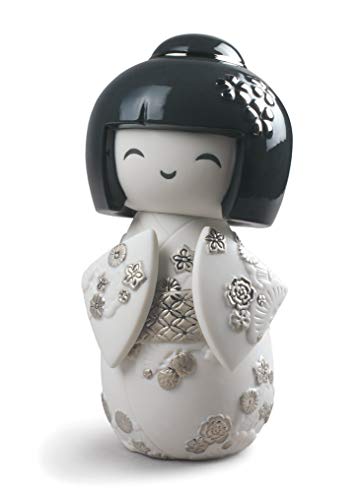 LLADRÓ Figur Kokeshi I. Silber. Kokeshi. Porzellan. von LLADRÓ