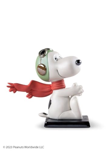LLADRÓ Figur Snoopy Flying Ace aus Satinporzellan. Skulptur, die die beliebte Comicfigur aus den Peanuts originalgetreu darstellt. LLADRÓ Figur Snoopy Flying Ace aus Satinporzellan. Skulptur, die die beliebte Comicfigur aus den Peanuts originalgetreu darstellt. von LLADRÓ