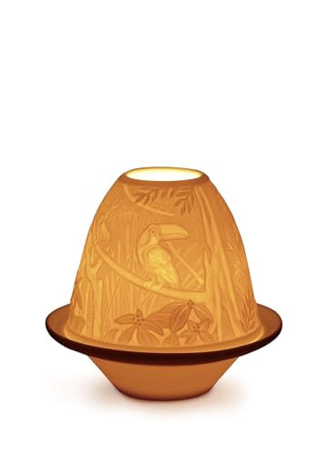 LLADRÓ Lithophanie Mit Teller. Tukane. Litophane. Porzellan. von LLADRÓ