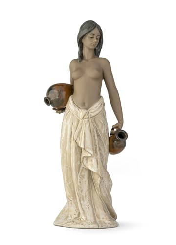 LLADRÓ Mädchen-Figur Wasserträgerin. Nackte Frau. Porzellan. von LLADRÓ