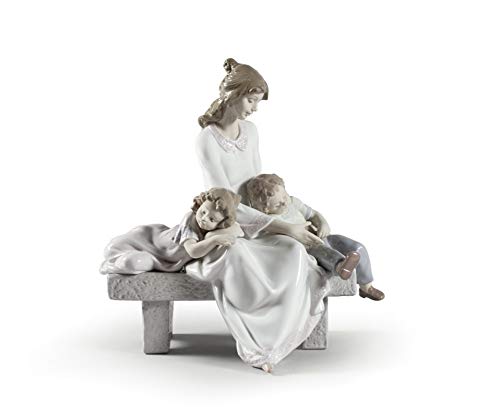 LLADRÓ Mutter Figur Müde Vom Spielen. Mutter. Porzellan. von LLADRÓ