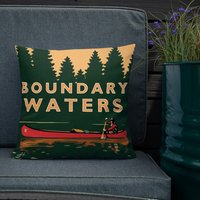 Landmarke Mn | Boundary Waters Dekokissen von LLArtPrints