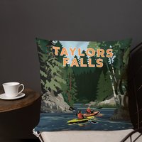 Landmarke Mn | Taylors Falls Premium Kissen von LLArtPrints