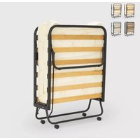 Klappbett mit Matratze und Mikrofaserlatten 80x190cm Demetra - Beige Klappbett mit Matratze und Mikrofaserlatten 80x190cm Demetra - Beige von LLB LIVING LIFE BED