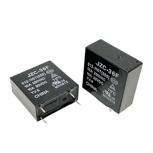 1pc JZC-36F 012-HST(555) (36FA-5V/9V/12V-10A) Relay 4pins LLBOGRGGN von LLBOGRGGN