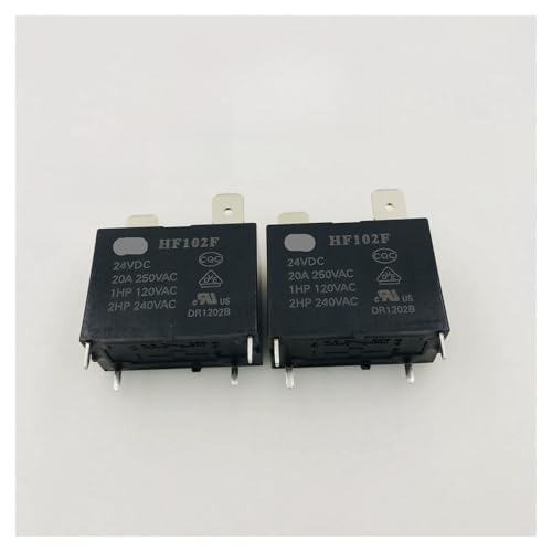 1pcs HF102F-24VDC JQX-102F-24VDC 20A250VAC LLBOGRGGN von LLBOGRGGN