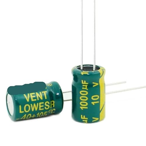 LLBOGRGGN 100PCS 1000UF 10V Aluminum Electrolytic Capacitor high-Frequency 8X12MM LLBOGRGGN 100PCS 1000UF 10V Aluminum Electrolytic Capacitor high-Frequency 8X12MM von LLBOGRGGN
