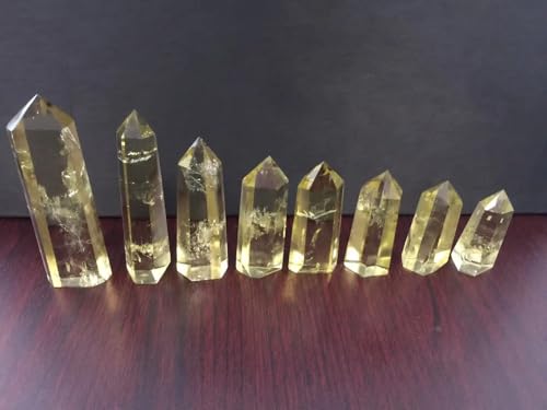 LLBOGRGGN 1pc 13-14cm Crystal Wands Yellow Melting Crystal Points Crystals for Decoration LLBOGRGGN 1pc 13-14cm Crystal Wands Yellow Melting Crystal Points Crystals for Decoration von LLBOGRGGN