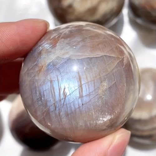 LLBOGRGGN 1pc 3.5-4cm Blue Moonstone Ball Crystal Flash Home Decoration Heal Crystals Spiritual LLBOGRGGN 1pc 3.5-4cm Blue Moonstone Ball Crystal Flash Home Decoration Heal Crystals Spiritual von LLBOGRGGN