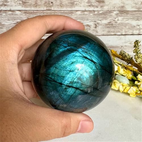 LLBOGRGGN 1pc 4-5cm Labradorite Balls Home Decor Holiday Party Crystal Gifts for Parents Christmas von LLBOGRGGN