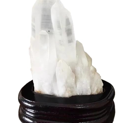LLBOGRGGN 1pc 4-5kg Transparent White Crystal Ore Cluster Quartz Tower Home Gem Office Degaussing Decoration LLBOGRGGN 1pc 4-5kg Transparent White Crystal Ore Cluster Quartz Tower Home Gem Office Degaussing Decoration von LLBOGRGGN