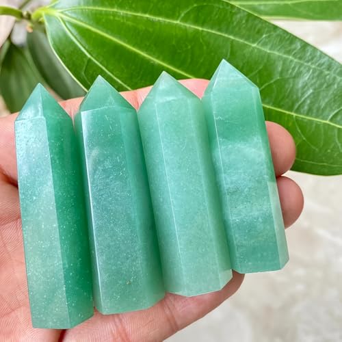 LLBOGRGGN 1pc 5-6cm Nature Green Aventrine Tower Crystal Six Sided Column for Balance Decoration as a Gift LLBOGRGGN 1pc 5-6cm Nature Green Aventrine Tower Crystal Six Sided Column for Balance Decoration as a Gift von LLBOGRGGN
