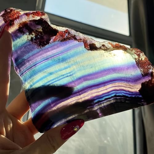 LLBOGRGGN 1pc 50-100g Crystal Colored Fluorite Stones Crystals Crafts Home Decoration LLBOGRGGN 1pc 50-100g Crystal Colored Fluorite Stones Crystals Crafts Home Decoration von LLBOGRGGN