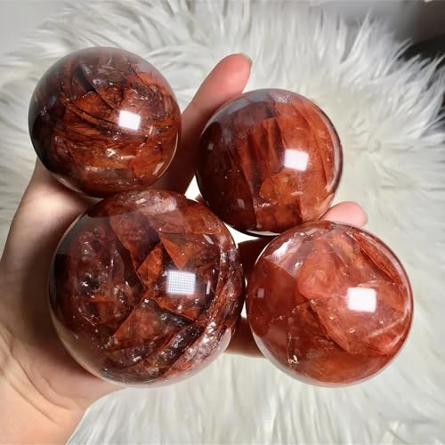 LLBOGRGGN 1pc 55-60mm Fire Stone Ball Ornament Crystal Sphere Quartz Decor LLBOGRGGN 1pc 55-60mm Fire Stone Ball Ornament Crystal Sphere Quartz Decor von LLBOGRGGN