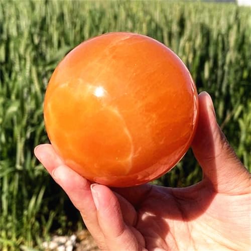 LLBOGRGGN 1pc 7-8cm Orange Calcite Crystal Ball Striped Stone Ball for Home Decor LLBOGRGGN 1pc 7-8cm Orange Calcite Crystal Ball Striped Stone Ball for Home Decor von LLBOGRGGN