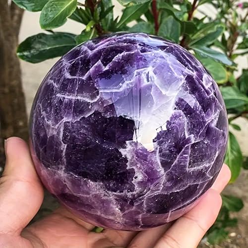LLBOGRGGN 1pc 7.5-8cm Dream Amethyst Ball Polished Aier Crystal Sphere Home Decor LLBOGRGGN 1pc 7.5-8cm Dream Amethyst Ball Polished Aier Crystal Sphere Home Decor von LLBOGRGGN