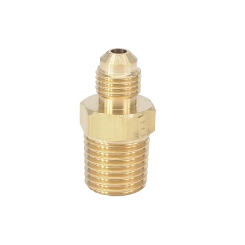 SAE Thread 3/8"-24 UNF Fit Tube OD 3/16" - 1/4" NPT Male Brass SAE 45 Degree Pipe Fitting Adapters LLBOGRGGN von LLBOGRGGN