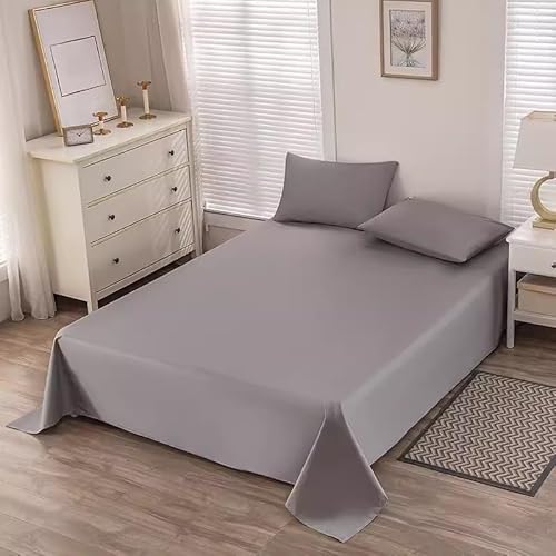 wasserdichte Bettlaken, Flache Laken, atmungsaktive Matratzenschoner, Bettüberzüge, Möbelschutzbezüge für das Bett (Color : Grey, Size : 200x230cm(79x90inch)) von LLCDZR