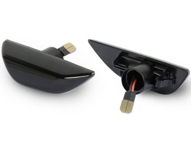 LLCTOOLS Blinker LED SEITENBLINKER für OPEL MOKKA MOKKA X CHEVROLET TRAX Schwarz, LED fest integriert von LLCTOOLS