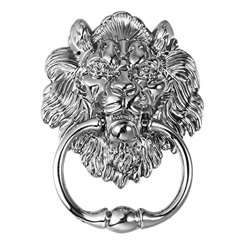 LLDDSS Türklopfer Antike Löwenkopf Türklopfer Fronttürgriff Silber Ton Zug Ring von LLDDSS