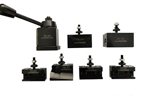 LLDSIMEX 7PCs Set 0XA Wedge Type Quick Change Tool Post Set For Mini Lathe up to 9" OXA TOOL POST LLDSIMEX 7PCs Set 0XA Wedge Type Quick Change Tool Post Set For Mini Lathe up to 9" OXA TOOL POST von LLDSIMEX