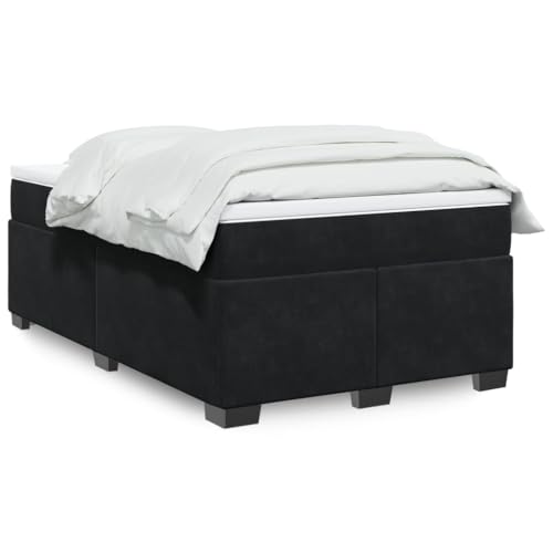 LLEZKBR Betten & Zubehör, Betten & Bettrahmen - Boxspringbett mit Matratze Schwarz 120x200 cm Samt LLEZKBR Betten & Zubehör, Betten & Bettrahmen - Boxspringbett mit Matratze Schwarz 120x200 cm Samt von LLEZKBR