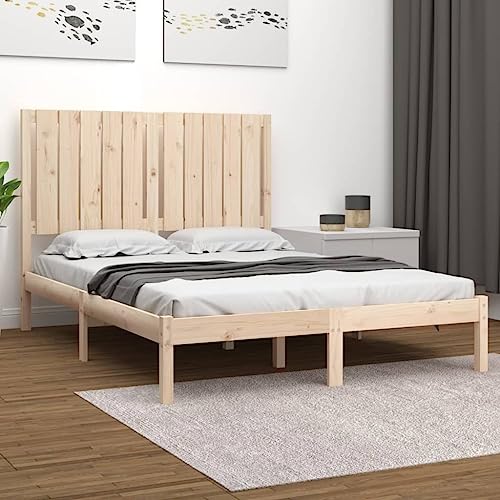 LLEZKBR Betten & Zubehör - Betten & Bettrahmen - Bettgestell ohne Matratze 120x190 cm kleines Doppelbett Massivholz LLEZKBR Betten & Zubehör - Betten & Bettrahmen - Bettgestell ohne Matratze 120x190 cm kleines Doppelbett Massivholz von LLEZKBR