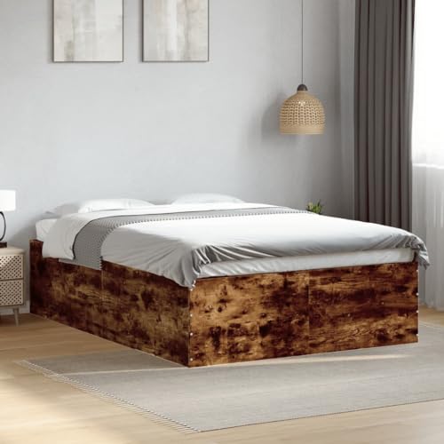 LLEZKBR Betten & Zubehör - Betten & Bettrahmen - Bettgestell ohne Matratze Räuchereiche 135x190 cm Doppelbett LLEZKBR Betten & Zubehör - Betten & Bettrahmen - Bettgestell ohne Matratze Räuchereiche 135x190 cm Doppelbett von LLEZKBR