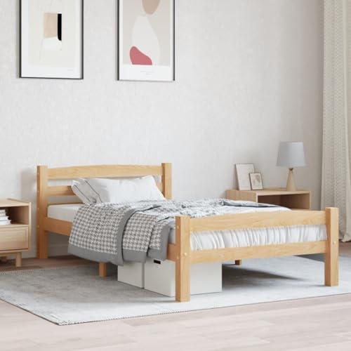 LLEZKBR Betten & Zubehör - Betten & Bettrahmen - Bettgestell ohne Matratze massiv Kiefer 100x200 cm LLEZKBR Betten & Zubehör - Betten & Bettrahmen - Bettgestell ohne Matratze massiv Kiefer 100x200 cm von LLEZKBR