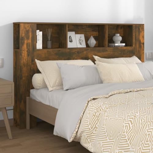 LLEZKBR Betten & Zubehör - Kopfteile & Fußteile - Kopfteil Schrank Smoked Oak 160x18.5x104.5 cm LLEZKBR Betten & Zubehör - Kopfteile & Fußteile - Kopfteil Schrank Smoked Oak 160x18.5x104.5 cm von LLEZKBR