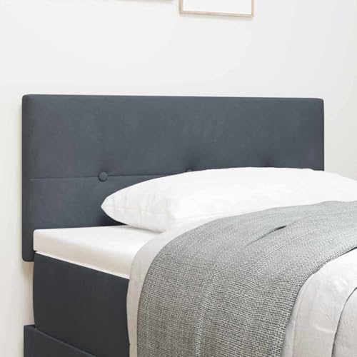 LLEZKBR Betten & Zubehör-Kopfteile & Fußteile-Kopfteil Wandmontage mit Kopfteil Dunkelgrau 80 cm Samt LLEZKBR Betten & Zubehör-Kopfteile & Fußteile-Kopfteil Wandmontage mit Kopfteil Dunkelgrau 80 cm Samt von LLEZKBR