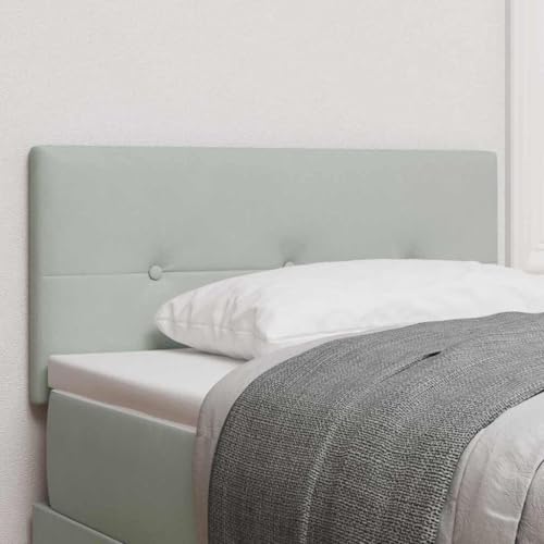 LLEZKBR Betten & Zubehör-Kopfteile & Fußteile-Kopfteil Wandmontage mit Kopfteil Hellgrau 80 cm Samt LLEZKBR Betten & Zubehör-Kopfteile & Fußteile-Kopfteil Wandmontage mit Kopfteil Hellgrau 80 cm Samt von LLEZKBR