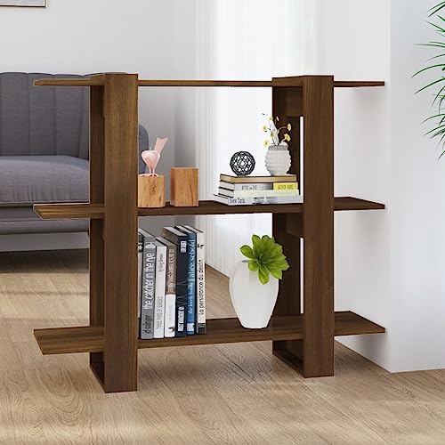 LLEZKBR Bücherregale & Standregale Bücherschrank Raumteiler Braun Eiche 100x30x87cm LLEZKBR Bücherregale & Standregale Bücherschrank Raumteiler Braun Eiche 100x30x87cm von LLEZKBR