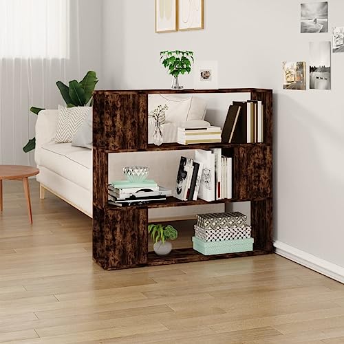 LLEZKBR Bücherregale & Standregale Bücherschrank Raumteiler Räuchereiche 100x24x94cm LLEZKBR Bücherregale & Standregale Bücherschrank Raumteiler Räuchereiche 100x24x94cm von LLEZKBR