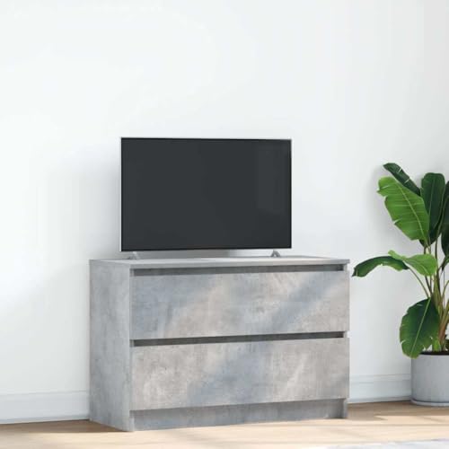 LLEZKBR Entertainment Centers & TV Stands-TV Schrank Betongrau 80x35x54 cm Holzwerkstoff von LLEZKBR